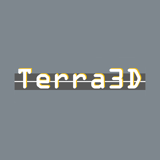 logo terra 3d startup 
