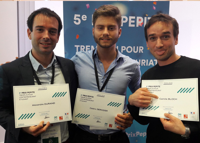 3 projets entrepreneuriaux-étudiants PSL lauréats nationaux au 5e Prix PEPITE tremplin