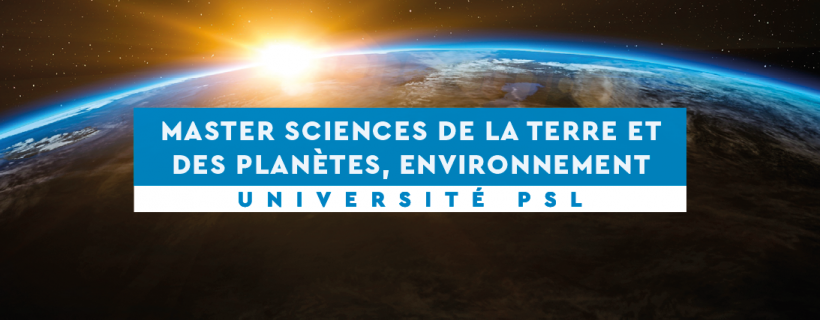 Sciences de la terre et des planètes environnement