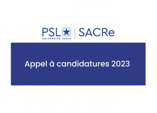Appel à candidatures 2023 : SACRe