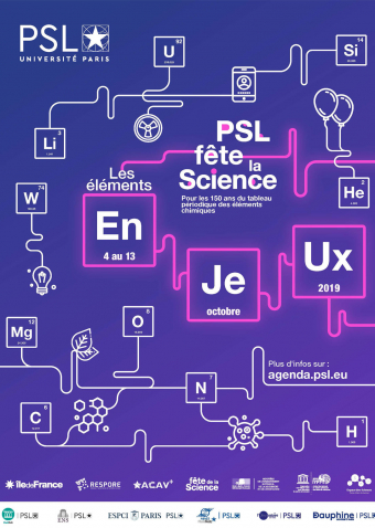 Affiche fête de la science PSL 2019