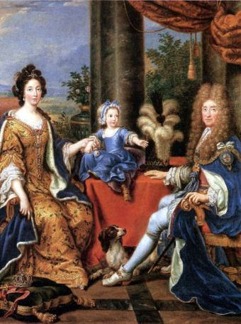 Pierre Mignard, Jacques II et sa famille, 1694 